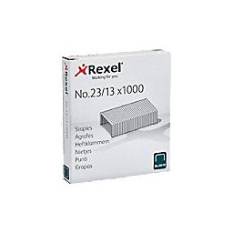 Rexel No.23 23/13 Nietjes 2101053 Staal Zilver 1000 Nietjes