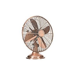 Tristar Tafelventilator Retro VE-5970 35 W Roestvrij staal 300 mm Koper 3 snelheden 35 x 22,5 x 35 cm