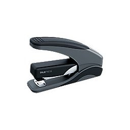 Office Depot Nietmachine Minder inspanning Halve strip 20 Vel Grijs, zwart 24/6, 26/6 ABS, Staal, TPR