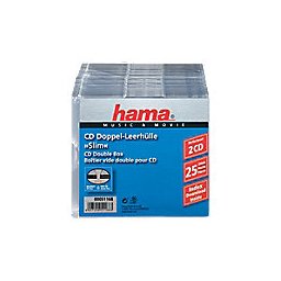 Hama CD/DVD-doosje slim 25 stuks