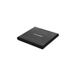 Verbatim CD/DVD Writer Extern Slimline USB 2.0 Zwart