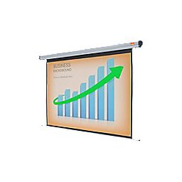 Nobo elektrisch projectiescherm 1901970 wandmontage formaat 4:3 144 x 108 cm