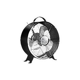 Tristar Tafelventilator Retro VE-5966 20 W Metaal 250 mm Zwart 2 snelheden 32 x 15 x 37 cm