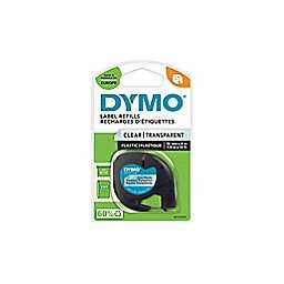 DYMO LT 18488 S0721530 Etiketteertape Ja Zwart Zwart op Transparant 12 mm (B) x 4 m (L)