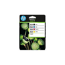 HP 364 originele inktcartridge N9J73AE zwart, cyaan, magenta, geel multipak 4 stuks