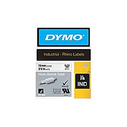 DYMO IND 18057 Labels Rhino Zwart op Wit 19 mm x 1,5 m