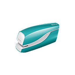 Leitz NeXXt WOW Elektrische nietmachine 5566 half strip 10 Vel IJsblauw Nr. 10 Kunststof, metaal