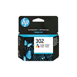 HP 302 originele inktcartridge F6U65AE cyaan, magenta, geel
