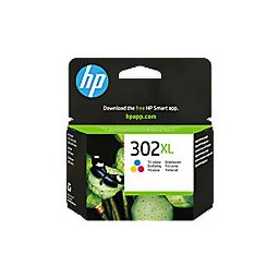 HP 302XL originele inktcartridge F6U67AE cyaan, magenta, geel