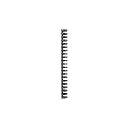 GBC Plastic Inbindruggen Zwart 25 mm 225 Vel A4 50 Stuks