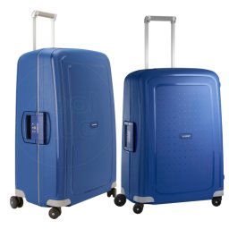Samsonite S'Cure Valise à 4 Roulettes 69 + 75 cm Bleu Foncé Set de Valises