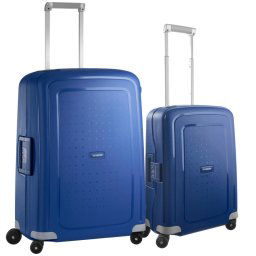 Samsonite S'Cure Valise à 4 Roulettes 55 + 69 cm Bleu Foncé Set de Valises