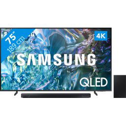 Samsung QLED 4K 75Q64D (2024) + Barre de Son