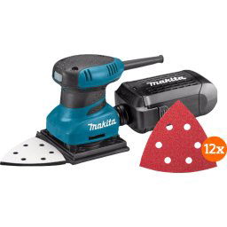 Makita BO4565 + Feuilles Abrasives (12x)