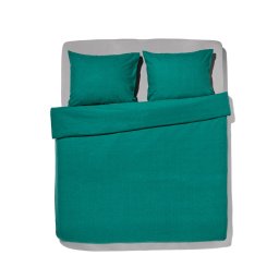 051 Dekbedovertrek Flanel 200x200/220 Melange Donker Groen (donkergroen)