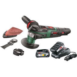 Bosch AdvancedMulti 18 + Batterie 2,5 Ah (2x)