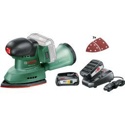 Bosch Universal Sander 18V-10 + Batterie 2,5 Ah (2x)