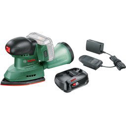Bosch Universal Sander 18V-10 + Batterie 2,5 Ah et Chargeur