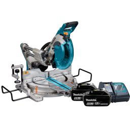 Makita DLS111ZU + Batterie 6,0 Ah (2x) et Chargeur