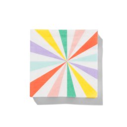 HEMA Servetten Multicolor 24x24cm 20 Stuks 24x24cm