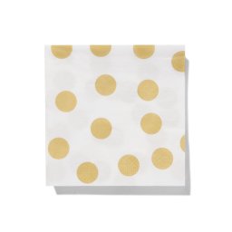 HEMA Servetten Gouden Stip 20 Stuks