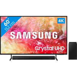Samsung Crystal UHD 60DU7100 (2024) + Barre de Son