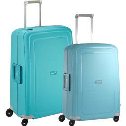 Samsonite S'Cure Valise à 4 Roulettes 69 + 75 cm Bleu Eau Set de Valises
