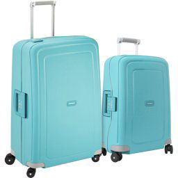 Samsonite S'Cure Valise à 4 Roulettes 55 + 75 cm Bleu Eau Set de Valises
