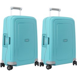 Samsonite S'Cure Valise à 4 Roulettes 55 cm Bleu Eau Set de 2 Valises