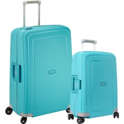 Samsonite S'Cure Valise à 4 Roulettes 55 + 75 cm Bleu Eau Set de Valises