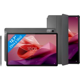 Lenovo Tab P12 256 Go Wifi Gris + Book Case Gris