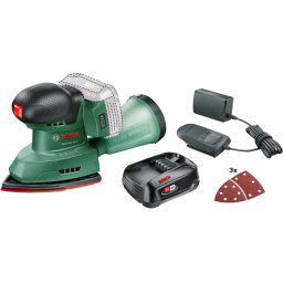Bosch EasySander 18V-8 + Batterie 2,5 Ah (2x)