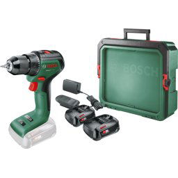 Bosch UniversalDrill 18 V-60 + Batterie 2,5 Ah (2x) + Systembox S