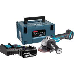 Makita DGA504ZJ + Batterie 3,0 Ah et Chargeur