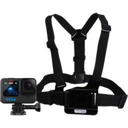 GoPro HERO 12 Black + Harnais de poitrine