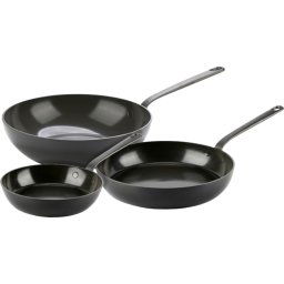 GreenPan Craft Set de Poêles à Frire 20 + 28 cm + Wok 28 cm