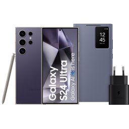 Samsung Galaxy S24 Ultra 256 Go Mauve 5G + Kit de Démarrage