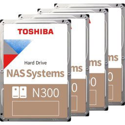 Toshiba N300 NAS Hard Drive 12 To (256 Mo) - Lot de 4