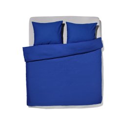 HEMA Dekbedovertrek Zacht Katoen 240x200/220 Kobaltblauw (kobaltblauw)