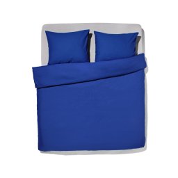 HEMA Dekbedovertrek Zacht Katoen 200x200/220 Kobalt Blauw (kobaltblauw)