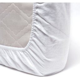 Flanellen Molton Matrashoes 40x80 cm - Wit hoeslaken