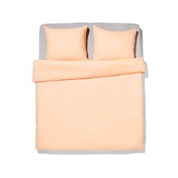 HEMA Dekbedovertrek 200x200/220cm Zacht Katoen Perzik (perzik)
