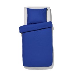 HEMA Dekbedovertrek Zacht Katoen 140x200/220 Kobalt Blauw (kobaltblauw)