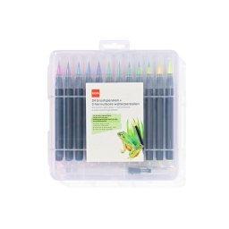 HEMA Brushpennen En Hervulbare Waterpenselen 26-delig