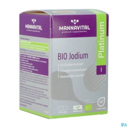 Mannavital Jodium Platinum Bio V-caps 90