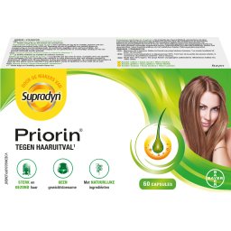 Supradyn Priorin Voedingssupplement Anti Haaruitval Met Biotine 60 Capsules