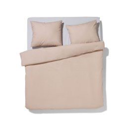 HEMA Dekbedovertrek Zacht Katoen 200x200/220 Taupe (taupe)