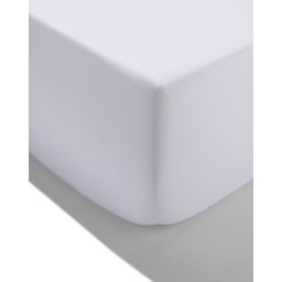 HEMA Hoeslaken Satijn 180x220wit (wit)