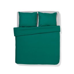 HEMA Dekbedovertrek 240x200/220cm Zacht Katoen Middengroen (middengroen)