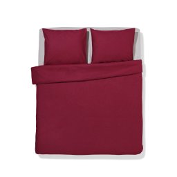 HEMA Dekbedovertrek 200x200/220cm Zacht Katoen Rood (rood)